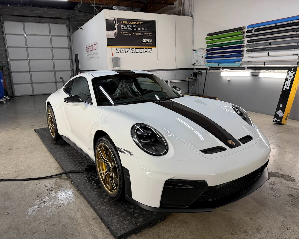 Paint protection film visual example